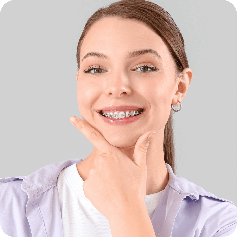 Dentist high-fiving patient